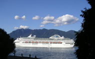 Cruise Ship Heading Out