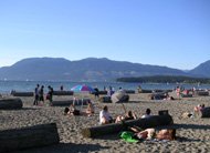 Sunset at Kits Beach